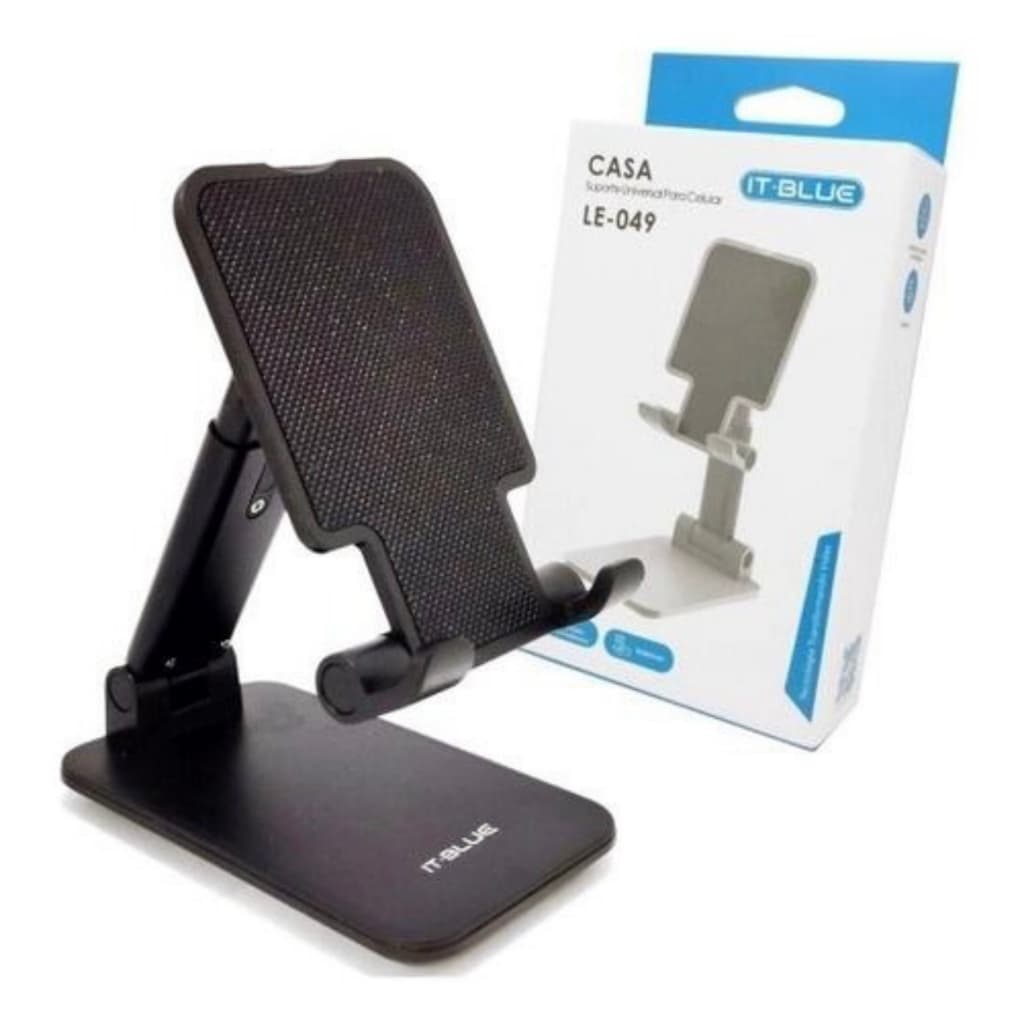 Suporte Smartphone Celular de mesa Ajustável Ajustável IT Blue Le-049 Original Linha Premium