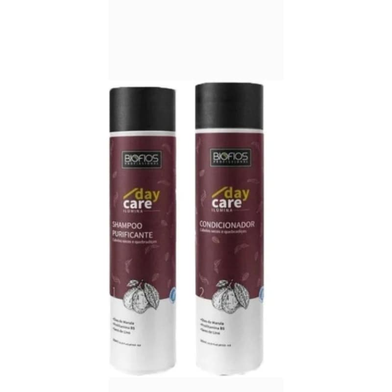 ￼Kit Shampoo e Condicionador Capilar - Day Care Ilúmina - Biofios - Biofios Profissional