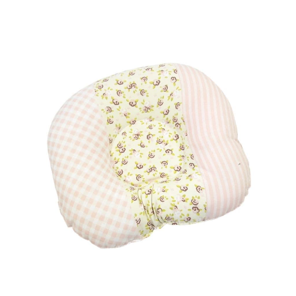 Travesseiro Para Cabeça Chata De Bebês Patchwork Rosinha Promoção
