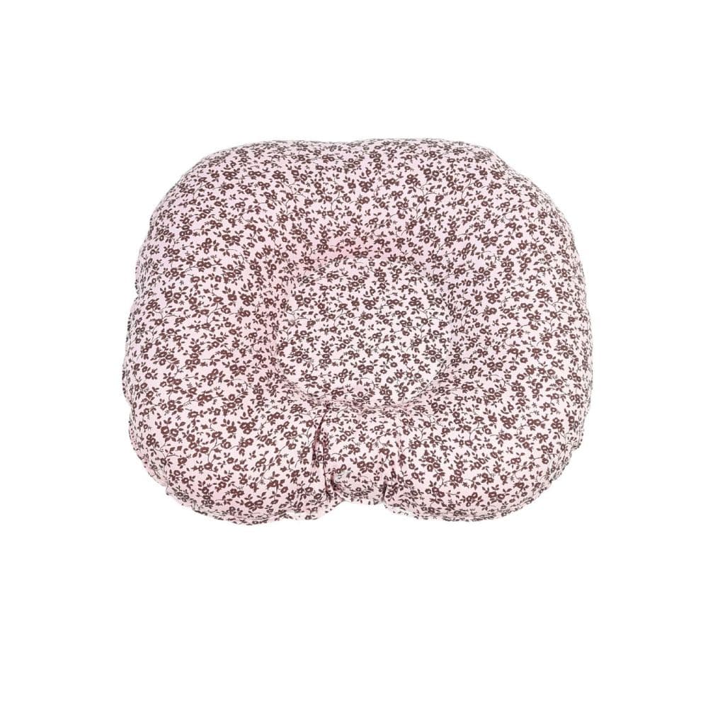 Travesseiro Para Cabeça Chata De Bebês Florzinha Marrom Rosa Promoção