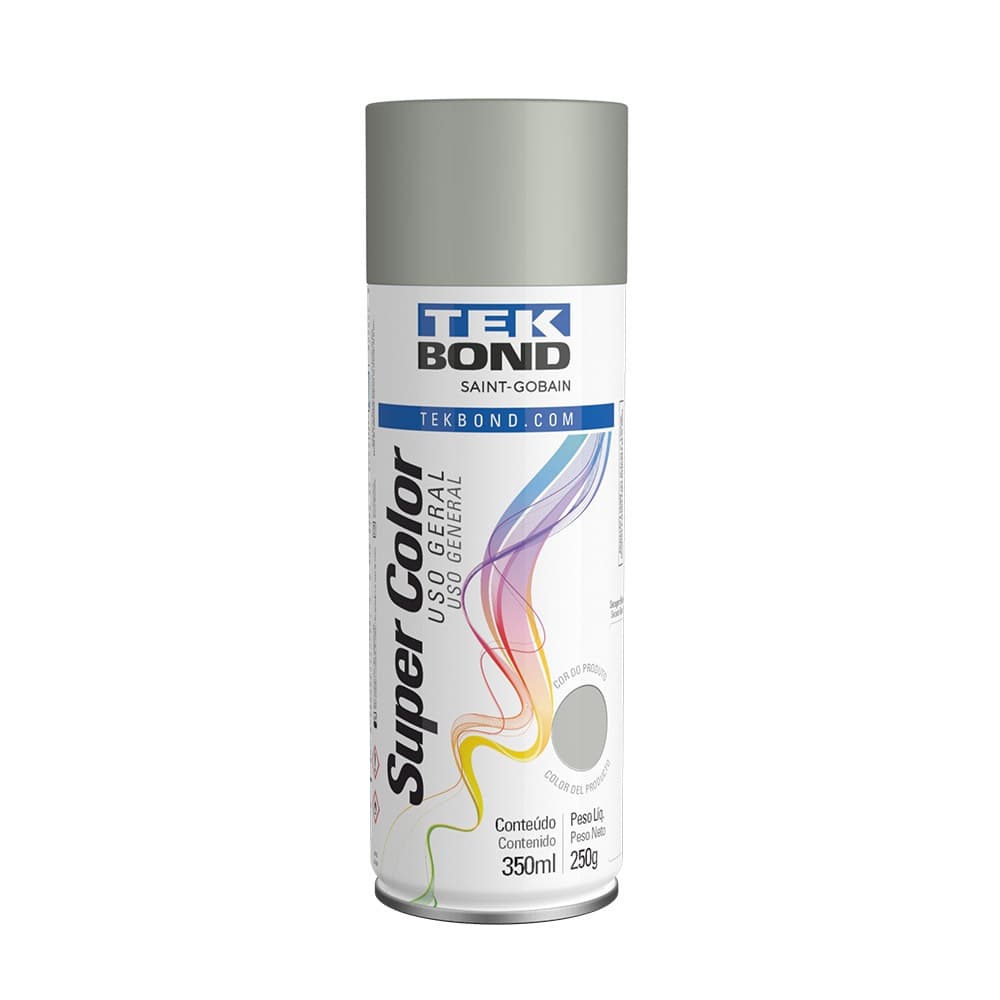 Tinta Spray Aluminio 350 ml Tekbond