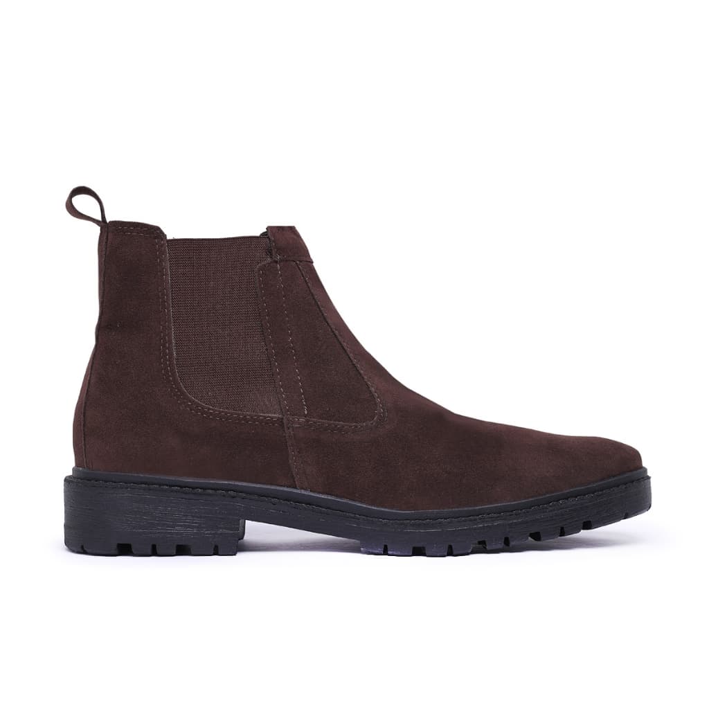 Bota Chelsea Masculina Botina Sola Tratorada Rustica Marrom