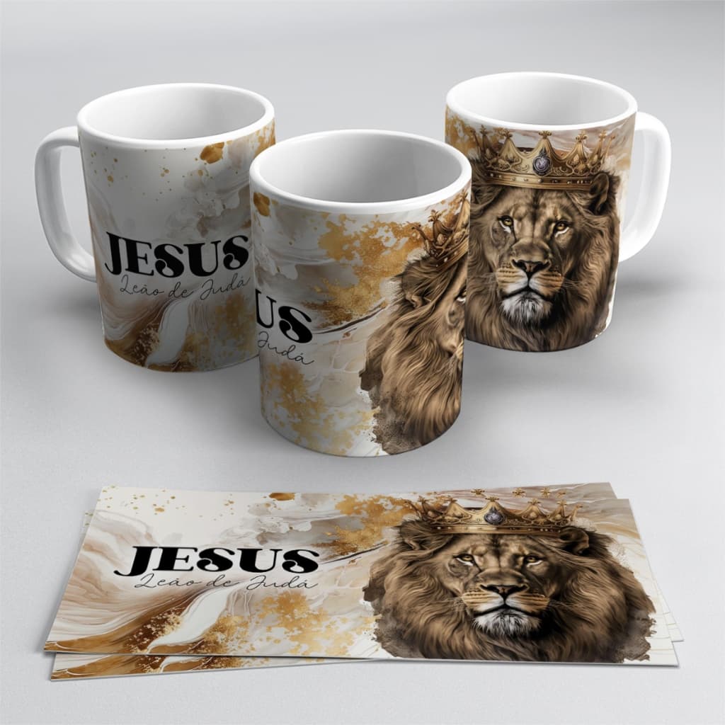 CANECAS VÁRIAS ARTES FRASES DEUS, XÍCARAS COM ARTES FÉ, CRISTÃO, RELIGIÃO, JEOVÁ, JESUS LEÃO DE JUDÁ, O SENHOR É MEU PASTOR, DECORAÇÃO
