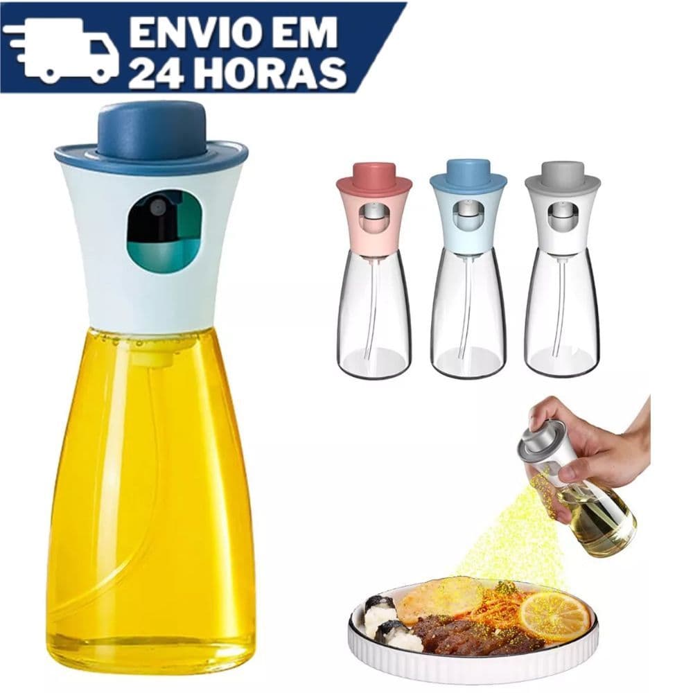 Spray Culinário Pulverizador de Vidro Borrifador Dispenser Multiuso Para Azeite Vinagre Shoyo Óleo