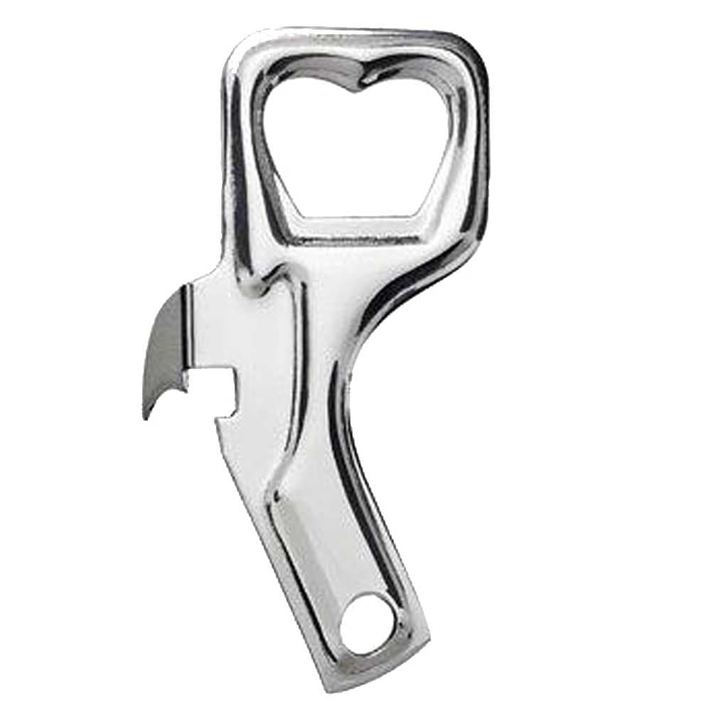 Abridor combinado em aço inox inteiriço 9cm garrafas e latas Abridor De Garrafas E Latas Combinado