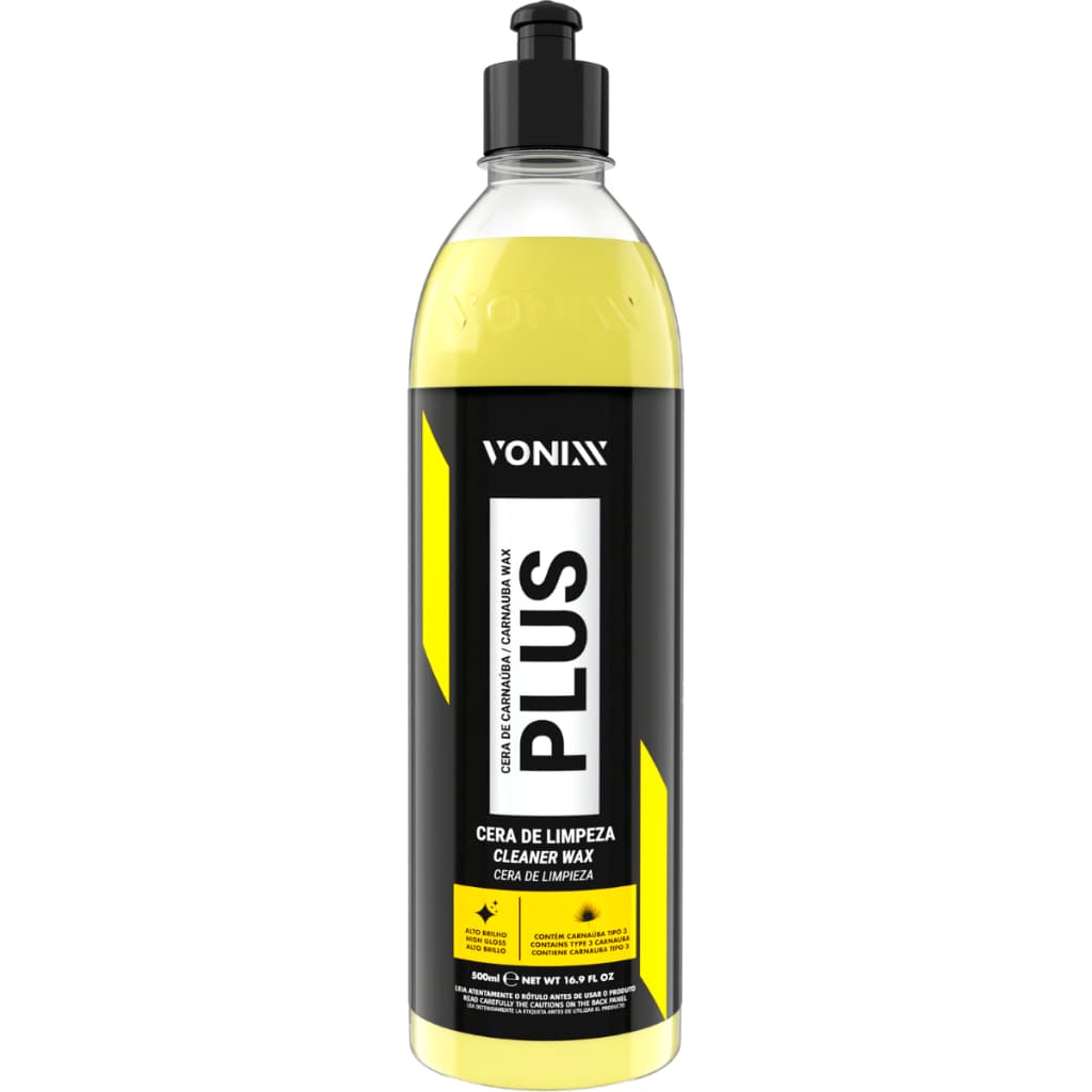 Cera Carnaúba Plus Vonixx 500ml Cera Liquida Automotiva