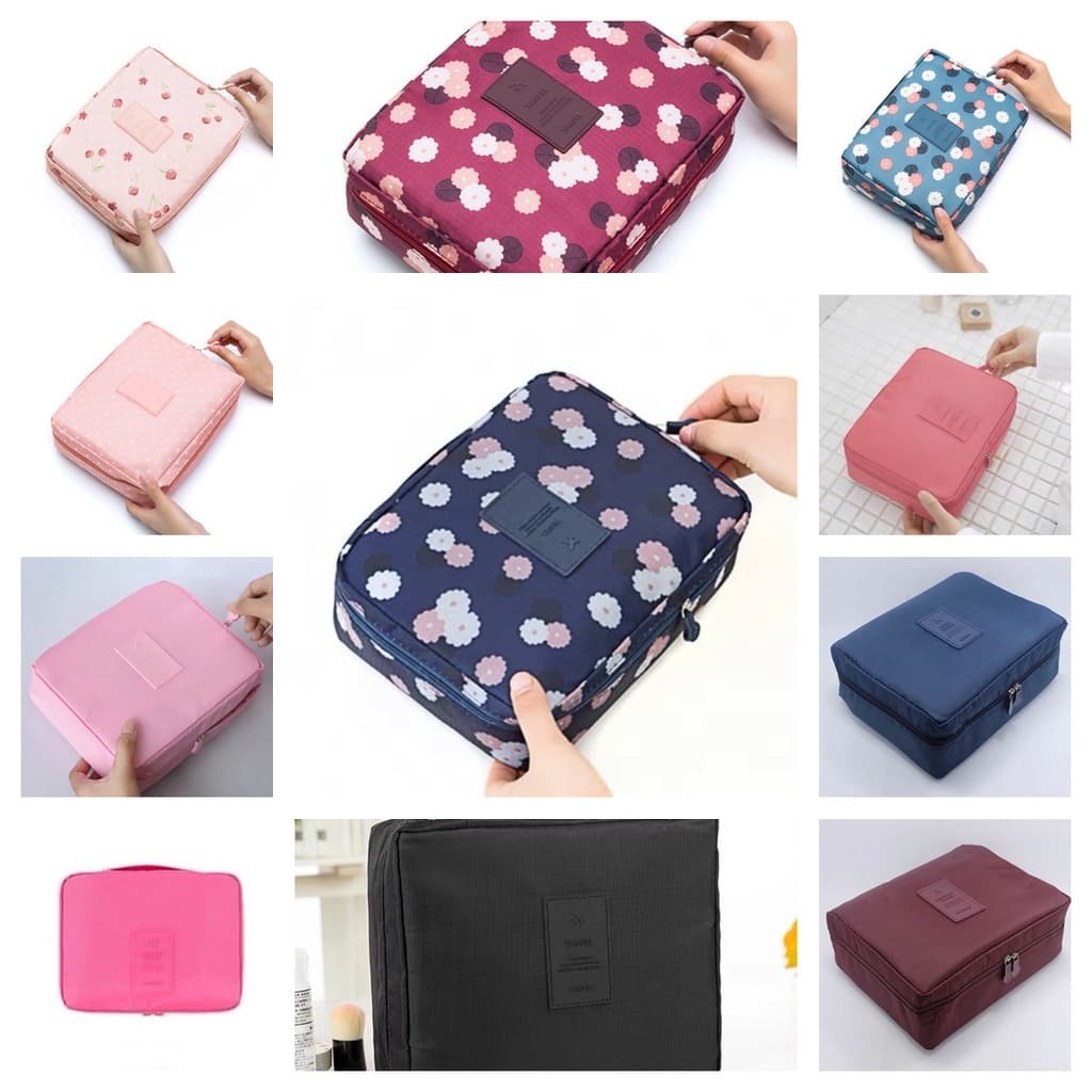 Necessaire Organizadora Bolsa Viagem Higiene Pessoal Com Divisória e Sem Divisória