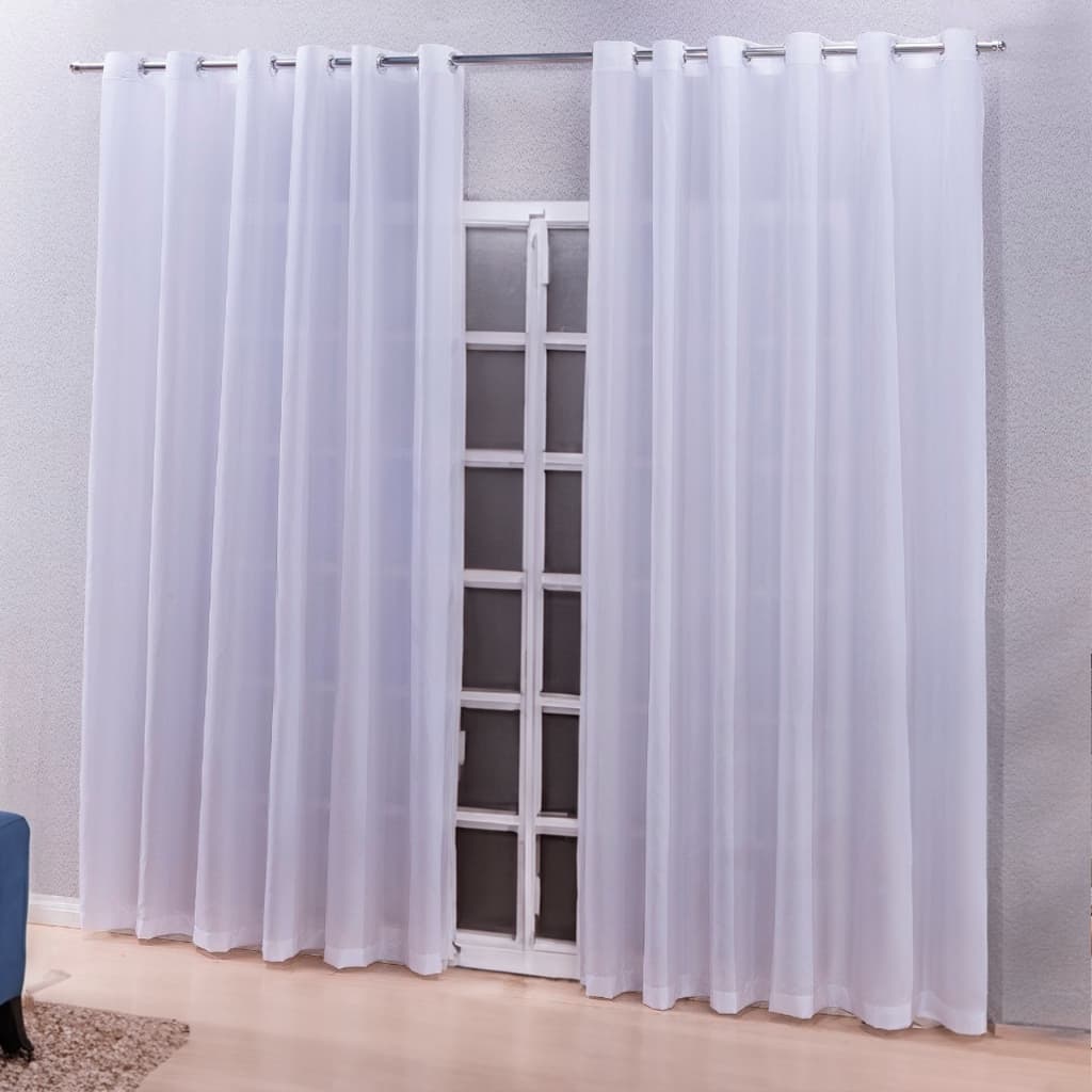 Cortina Charmosa Luxo 3,00m x 2,50m  Para Quarto, Sala, Escritório e Decoração