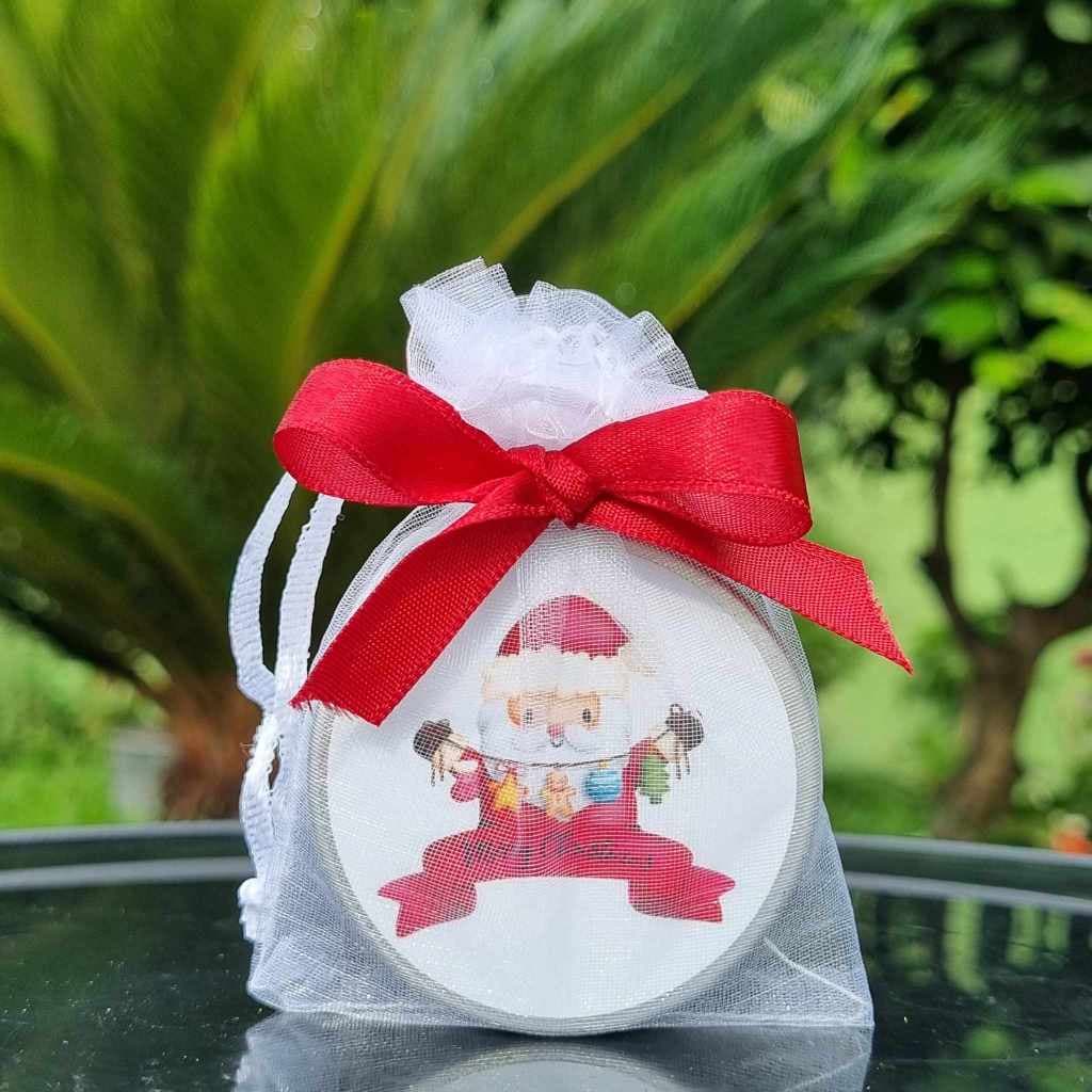 Lembrancinha de Natal - Vela Perfumada na Latinha - 10 unidades