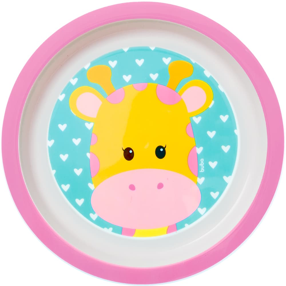 Prato Raso Infantil Buba Bebê Animal Fun Estampado