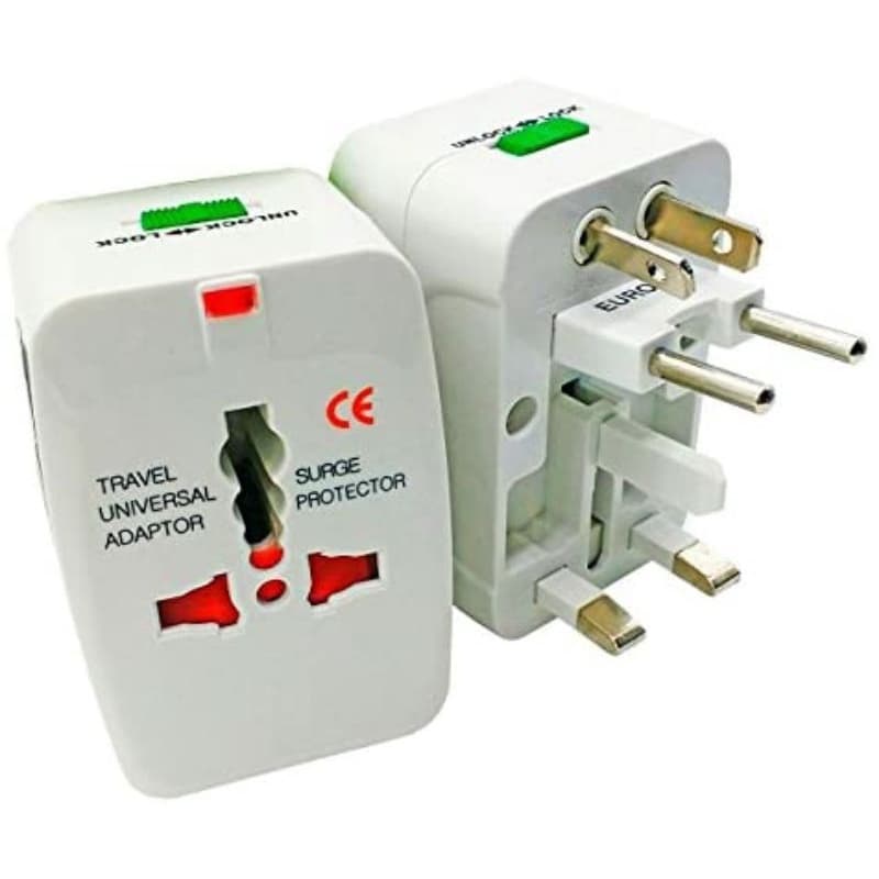 Adaptador de Tomada Universal Plug Padrão 150 Países Viagem Bivolt ws