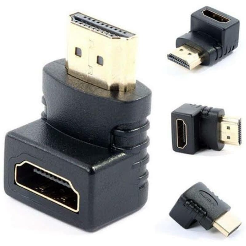 Adaptador Hdmi Macho Para Hdmi Fêmea 90º ws