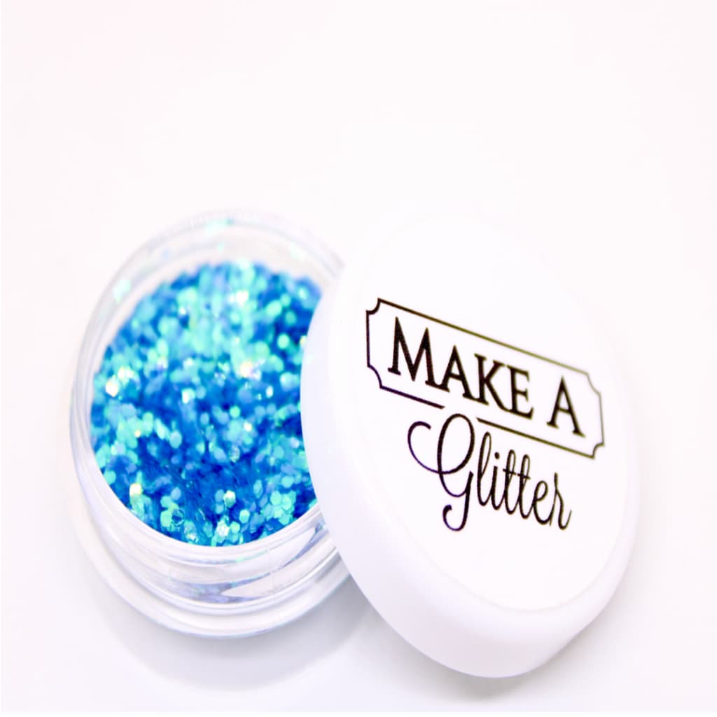 Glitter Flocado Azul Piscina Holográfico 3g