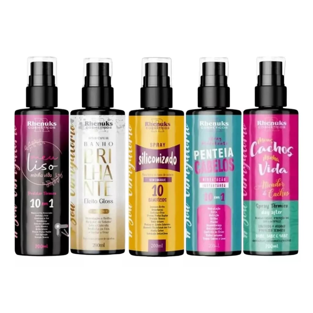 Spray Protetor Térmico Capilar 200ml - Uso Obrigatório