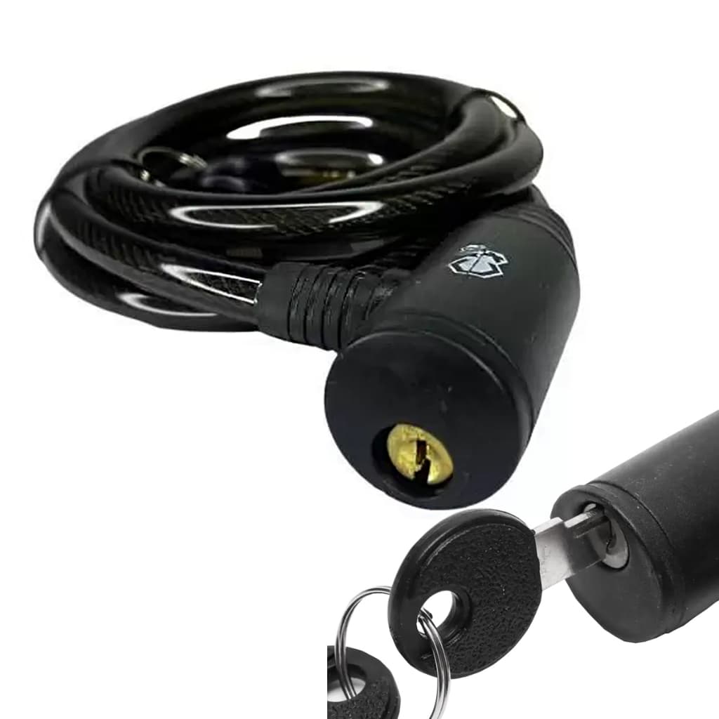 Trava Articulada Cadeado Anti Furto Moto Bike Estepe 1,50 X 10mm