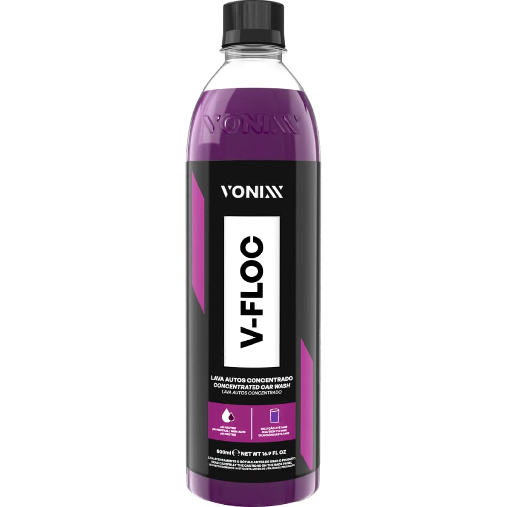 Shampoo Automotivo Neutro Concentrado V-Floc 500ml Vonixx