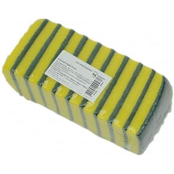 Esponja de Limpeza Dupla Face  - Esponja limpeza Geral  C/10 Unidades