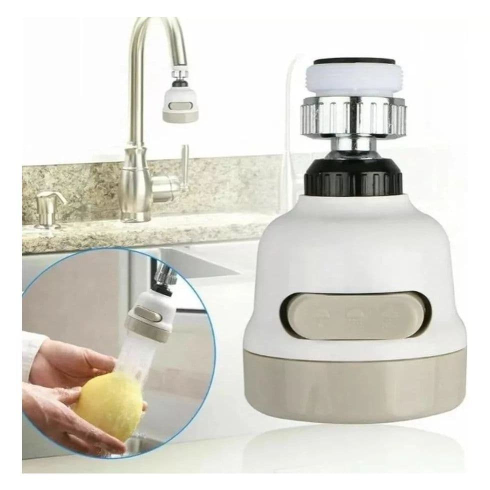 Bico Prolongador Torneira Pia Cozinha Flexivel Ponteira 360