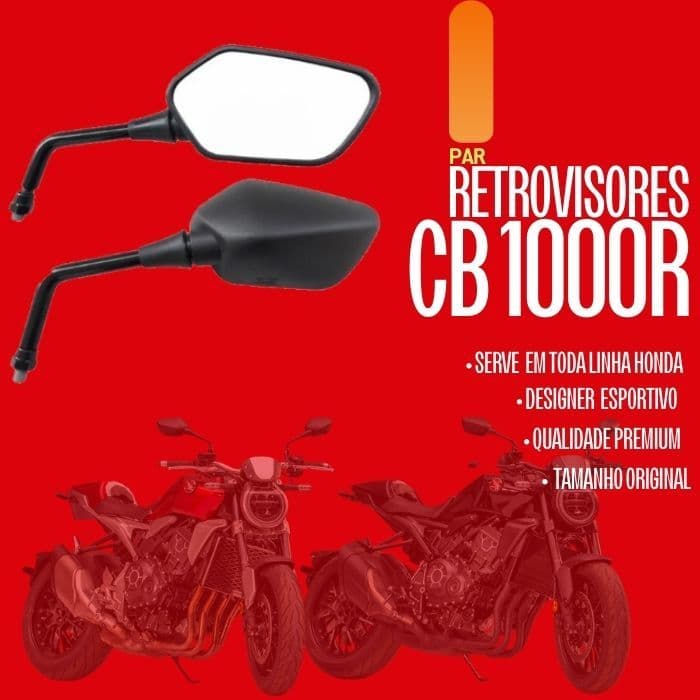 Retrovisor Moto Modelo Cb 1000r Cb 300r Hornet Cb 500 Twister Nx400 Falcon