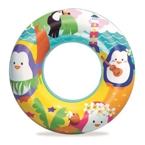 Boia Circular Inflavel Infantil,Praia,Piscina,Lazer,Diversão,Indicado Para Crianças de 3 á 6 Anos 51Cm
