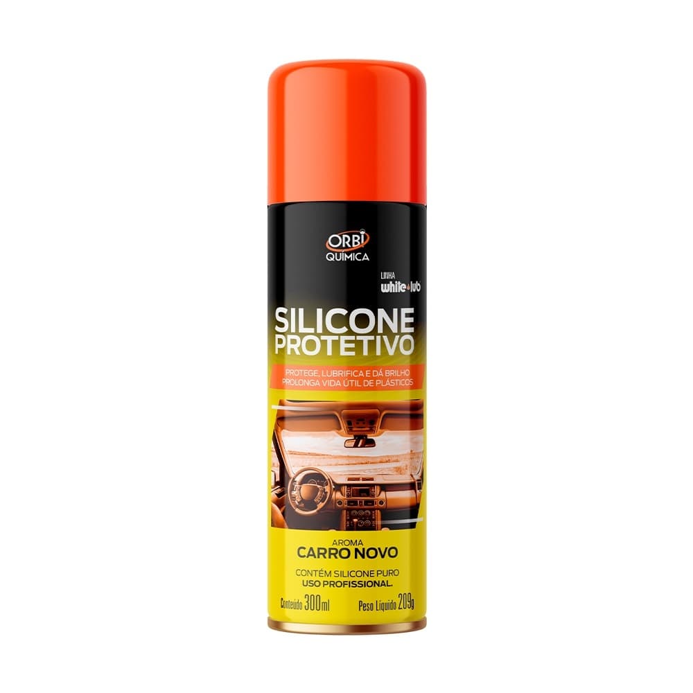 Silicone em Spray Aroma Carro Novo 300 ml Orbi