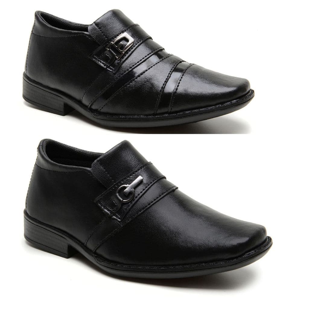 Sapato Social Mega Moda Masculina Dia a Dia Confortavel Leve e Macia