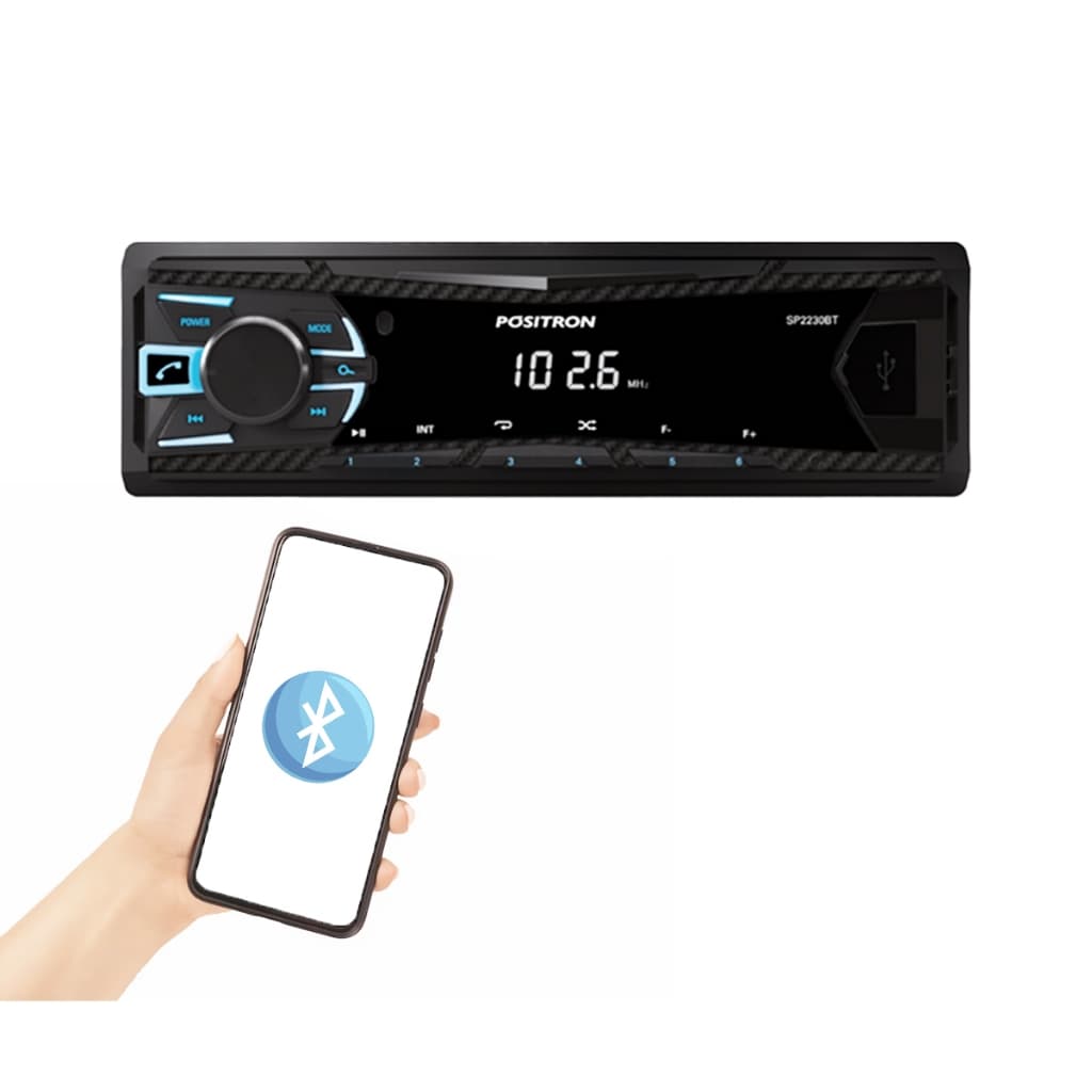 Som Radio MP3 Automotivo Positron SP2230BT USB Bluetooth FM