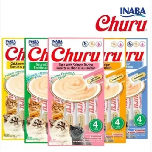 CHURU PETISCO PARA GATOS 4 TUBOS DE 14GR (pacote com 4 unidades ou unitário) ORIGINAL