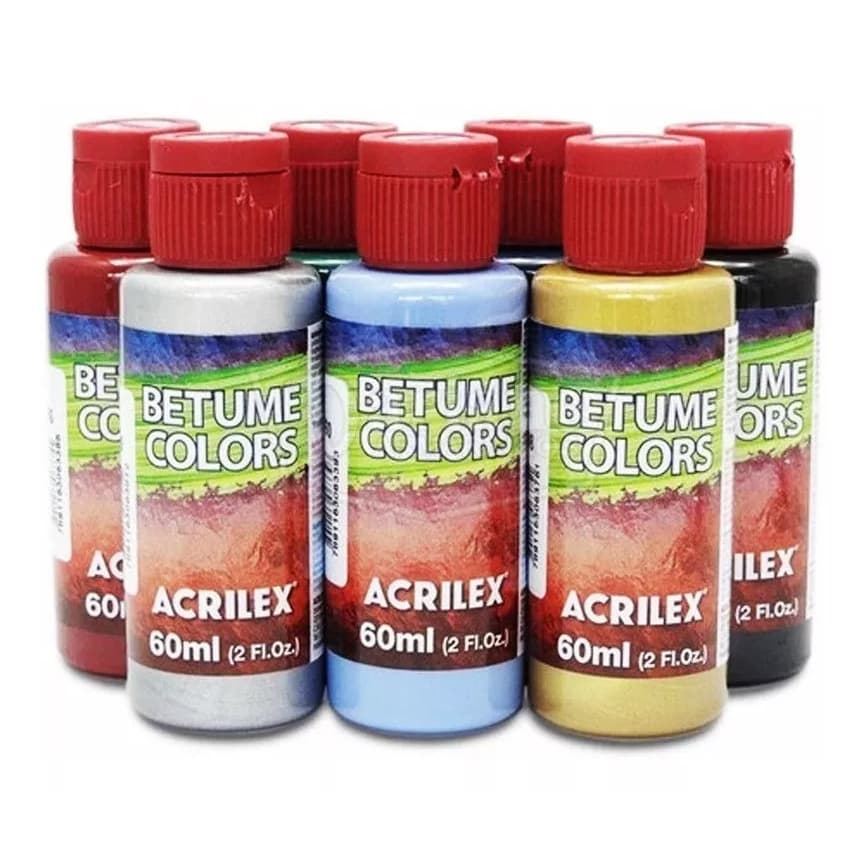 Betume Colors 60ml Acrilex Envelhecedor A Base de Agua