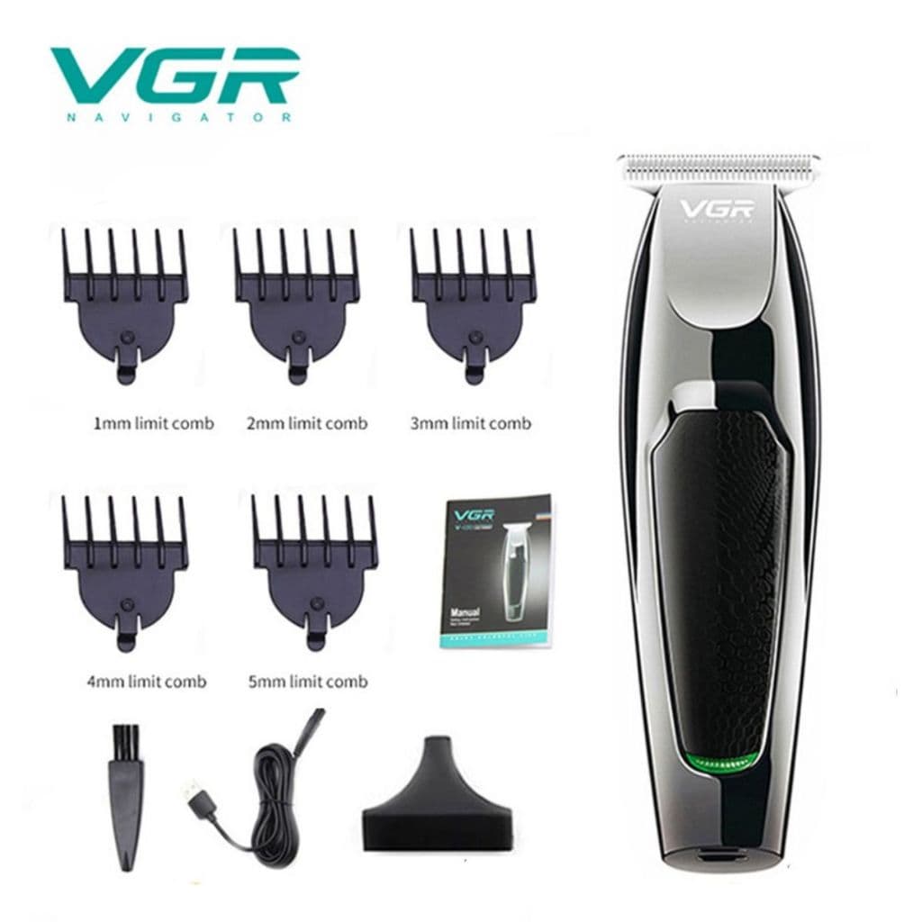 Máquina de Acabamento Detailer Profissional VGR V-030 Potente Bivolt Cabelo e Barba