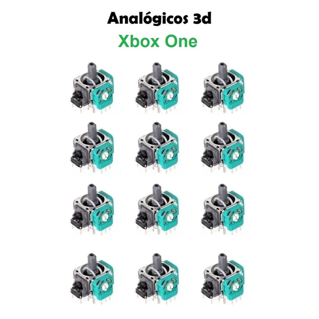 12 Analógicos 3d ALPS Xbox One