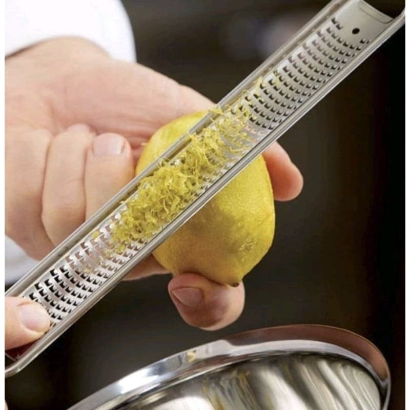 Ralador Longo  Inox Manual  Queijo Raspador de  Frutas cítricas noz moscada Ralo Extra Fino
