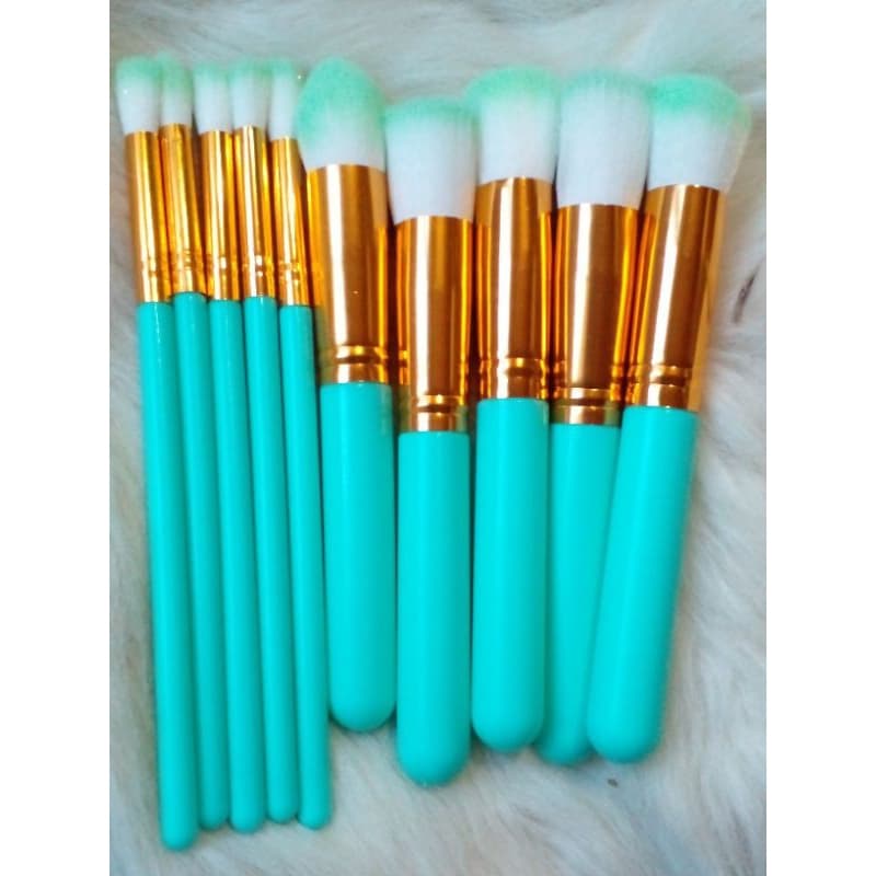 kit 10 pincéis para Maquiagem