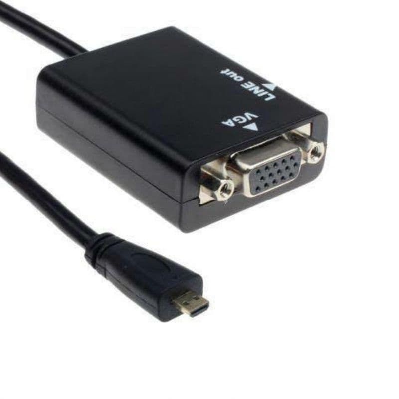 Cabo Adaptador Micro HDMI para VGA ws