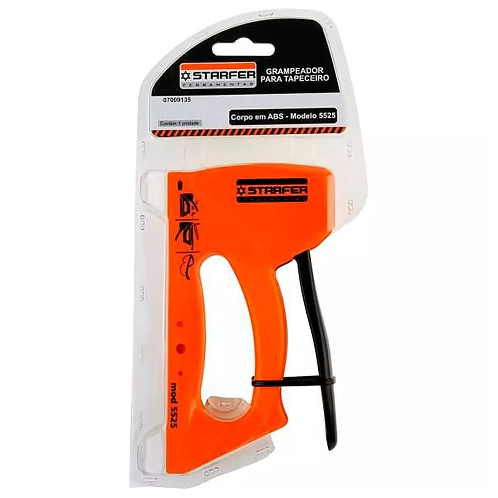 Grampeador Tapeceiro Profissional Starfer Resistente
