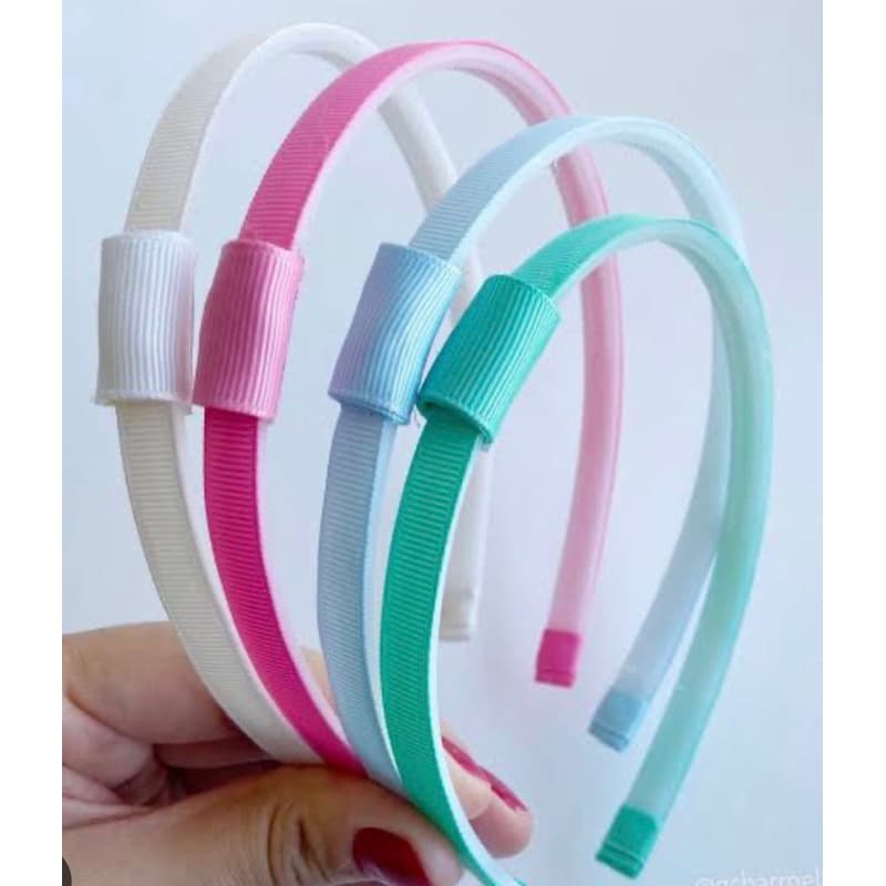 Kit com 6 e 4 tiaras adaptável varias cores