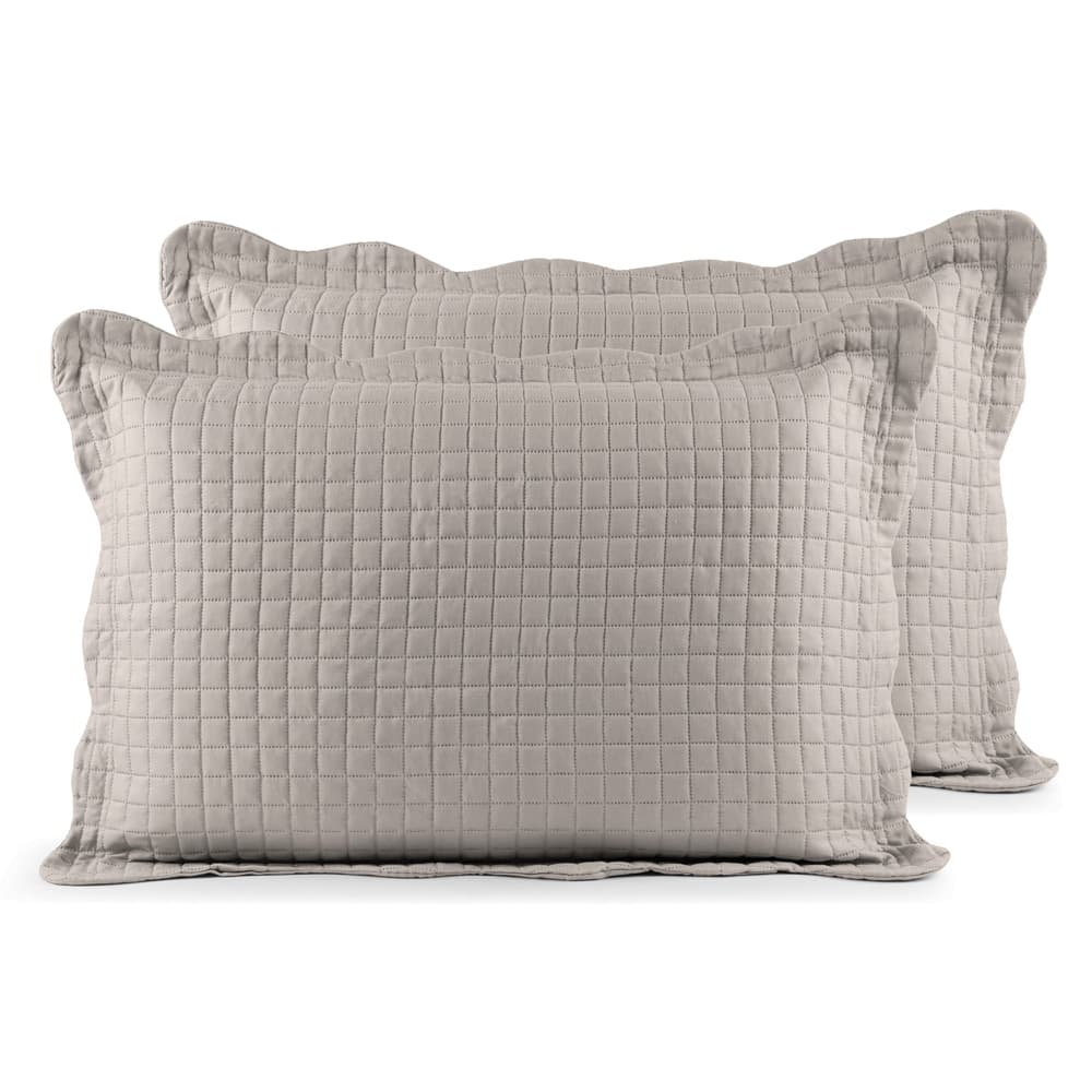Kit 2 Porta Travesseiros Matelasse Pastilhas 70x50cm 150 Fios Percal Matelado com Abas Americanas
