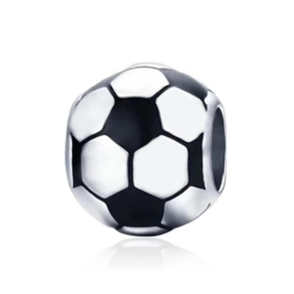 Berloque Separador Bola de Futebol em Aço Inoxidável