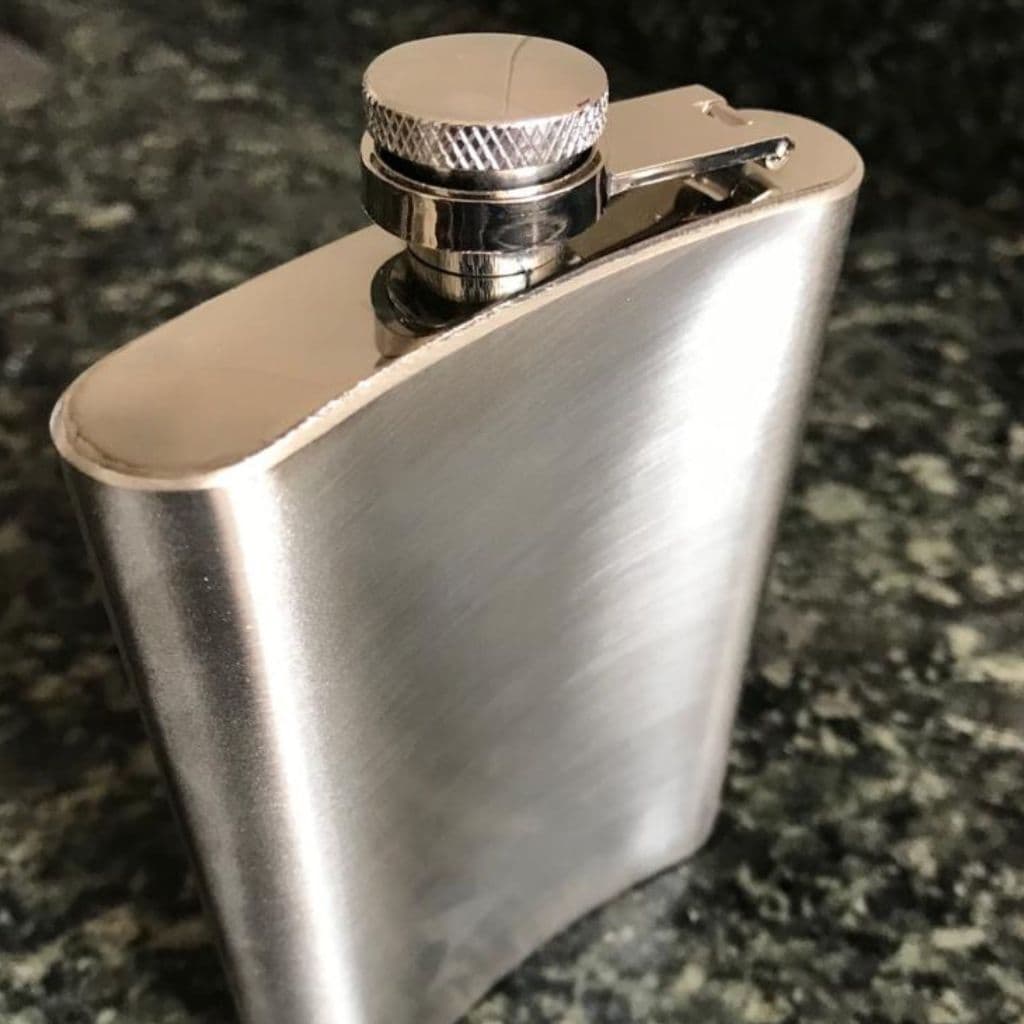 Cantil de Bolso Frasqueira Aço Inox Portátil Drink Cachaça Whisky