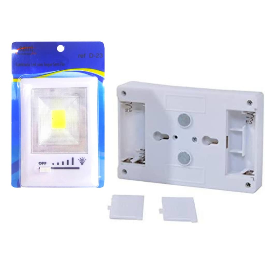 Luminaria Led Com Ajuste De Luminosidade Sem Fio 3W
