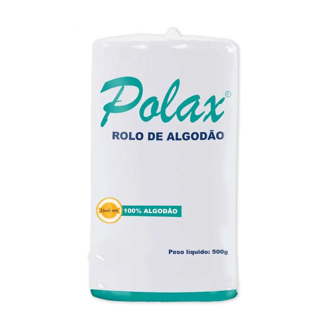 Algodão Hidrófilo Multiuso Polax Rolo 500G
