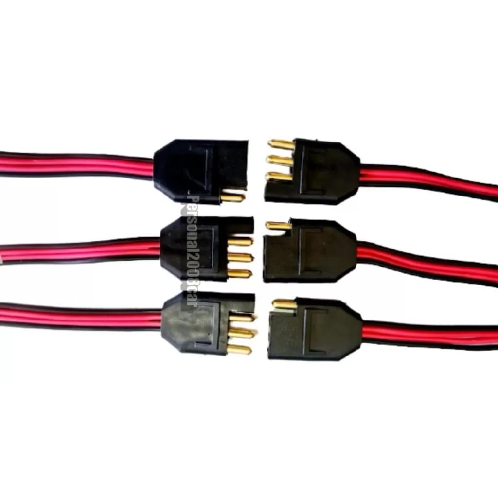 3 Tomada p Som Automotivo Plug Conector 4 Vias Soquete Caixa Tampao Eletrica alto falantes som carro