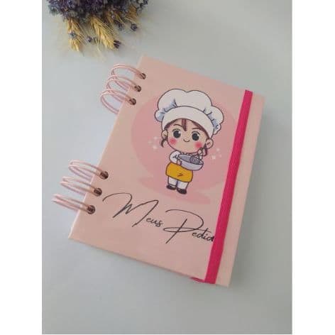 CADERNO DE PEDIDOS CONFEITARIA TAMANHO 10X15 CM