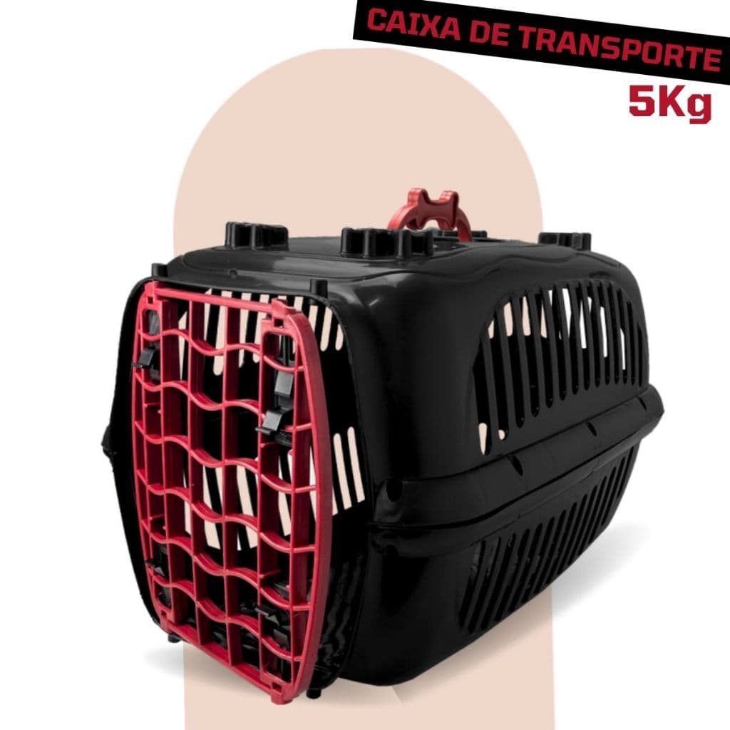 Caixa de Transporte Para Pet COM PISO - Grande e Reforçada - Burdog