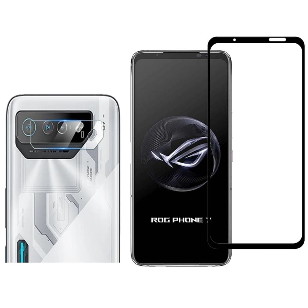 Kit 2 In 1 Película 3d Nano Glass + Pel Cam P Rog Phone 7 - KIT ROG PHONE 7 PELÍCULAS DE VIDRO PREMIUM