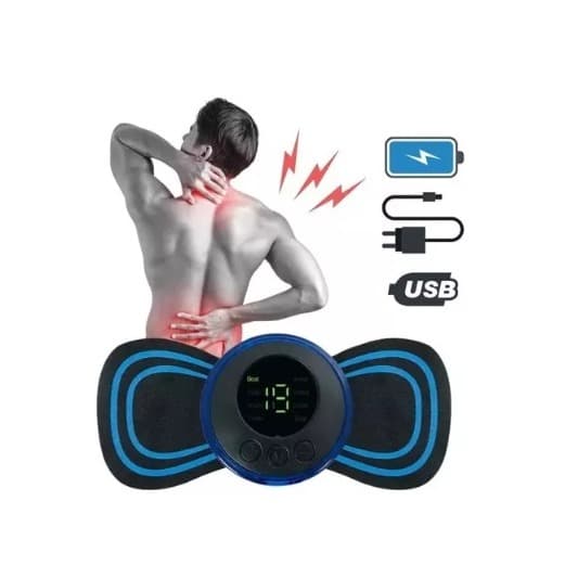 Mini Massageador Elétrico Portátil Massager Torcicolo Coluna Dores No Corpo Fisioterapia