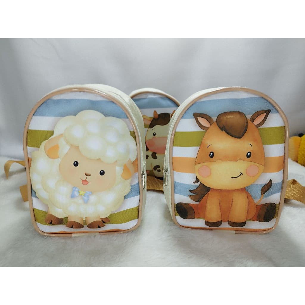 PROMOÇÃO 15 MOCHILINHAS PERSONALIZADAS ANIVERSARIO ANIMAIS FAZENDINHA,personalizados lembrancinha