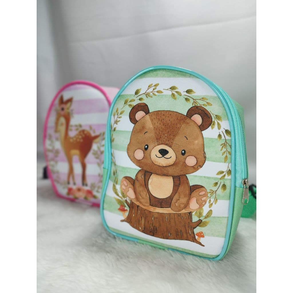 PROMOÇÃO KIT 10 MOCHILINHAS PERSONALIZADAS, lembrancinha, mochila, bolsinha, Bosque encantado