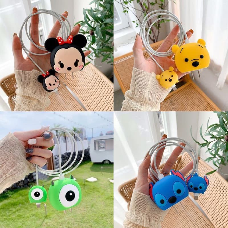 Kit Protetor De Cabo Com 2 peças Protetor De Fonte KIT Para carregador 20WW personalizados