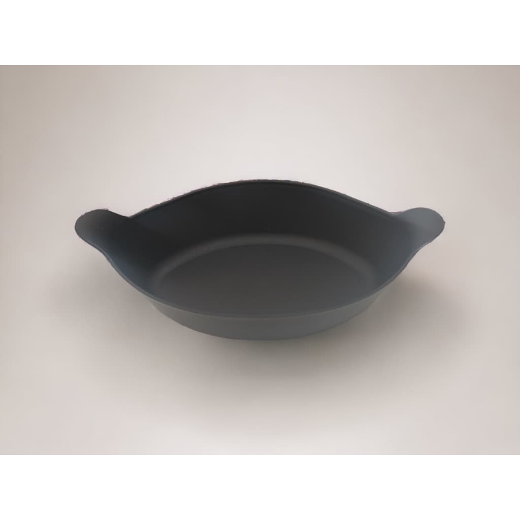 10 Petisqueira Canoa Preta Plástico Funda 600 ML Resistente